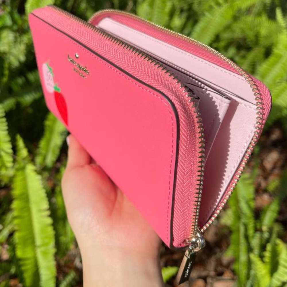 4xHP💝Kate Spade Picnic in the Park Continental wallet - Picture 3 of 4